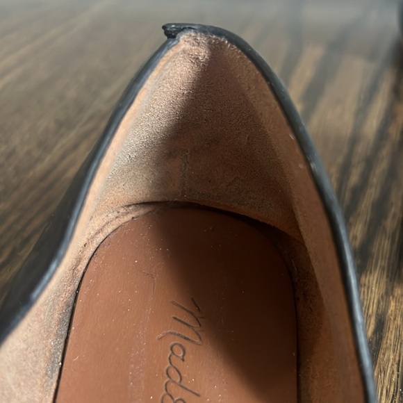 Madewell | (8) Thea D'Orsay Open Toe Flat Sandals Black Leather - Picture 5 of 8